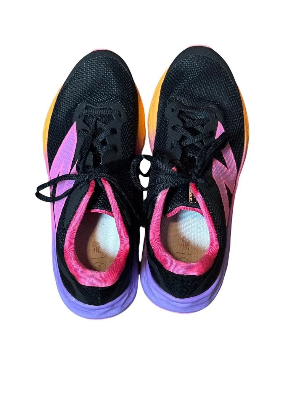 New Balance Arishi V4 Women's Black Pink Purple Running Shoes Sneakers Size 7